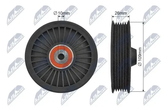 Spannrolle, Keilrippenriemen NTY RNK-ME-070 Bild Spannrolle, Keilrippenriemen NTY RNK-ME-070