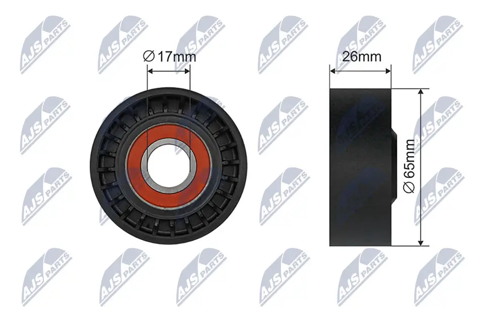 Spannrolle, Keilrippenriemen NTY RNK-ME-084
