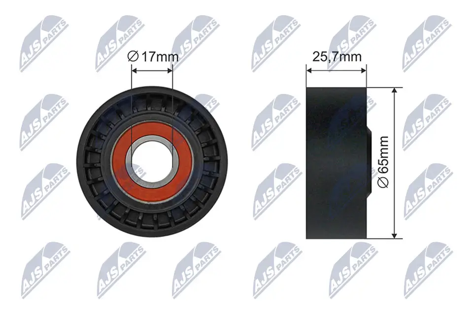 Spannrolle, Keilrippenriemen NTY RNK-MZ-020