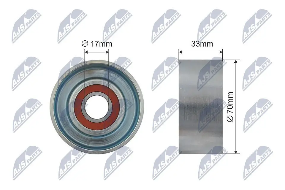 Spannrolle, Keilrippenriemen NTY RNK-NS-026