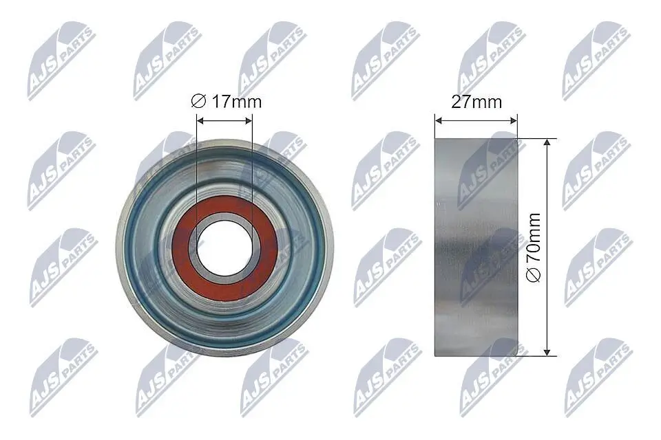 Spannrolle, Keilrippenriemen NTY RNK-NS-037