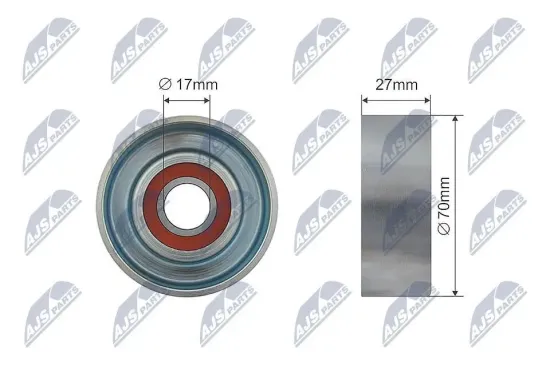 Spannrolle, Keilrippenriemen NTY RNK-NS-037 Bild Spannrolle, Keilrippenriemen NTY RNK-NS-037