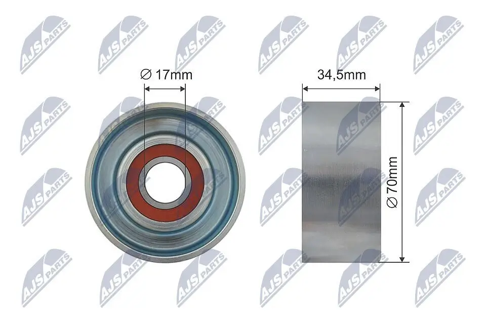 Spannrolle, Keilrippenriemen NTY RNK-NS-038