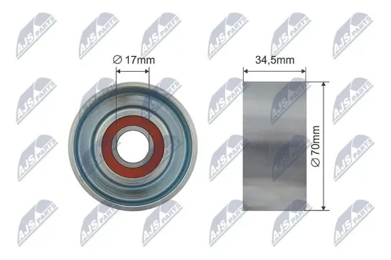 Spannrolle, Keilrippenriemen NTY RNK-NS-038 Bild Spannrolle, Keilrippenriemen NTY RNK-NS-038