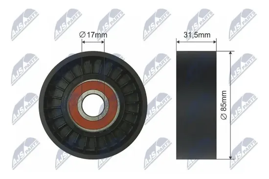 Spannrolle, Keilrippenriemen NTY RNK-NS-039 Bild Spannrolle, Keilrippenriemen NTY RNK-NS-039