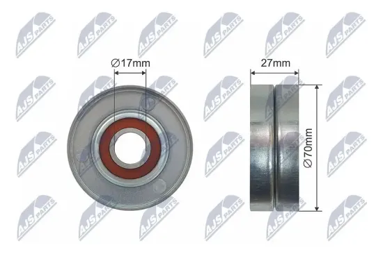 Spannrolle, Keilrippenriemen NTY RNK-NS-044 Bild Spannrolle, Keilrippenriemen NTY RNK-NS-044