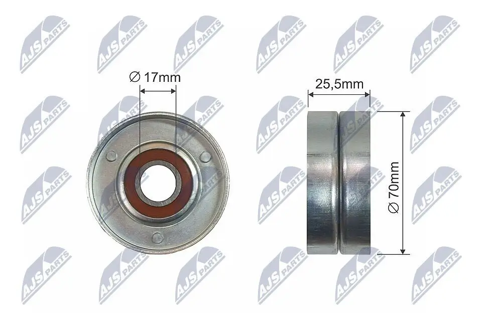 Spannrolle, Keilrippenriemen NTY RNK-PL-016