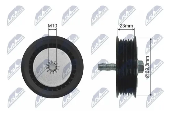 Umlenk-/Führungsrolle, Keilrippenriemen NTY RNK-PL-024 Bild Umlenk-/Führungsrolle, Keilrippenriemen NTY RNK-PL-024