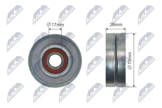 Spannrolle, Keilrippenriemen NTY RNK-PL-031 Bild Spannrolle, Keilrippenriemen NTY RNK-PL-031