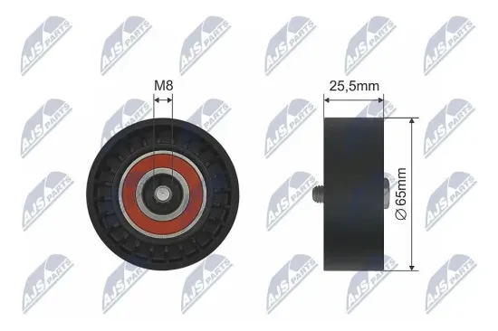 Spannrolle, Keilrippenriemen NTY RNK-PL-033 Bild Spannrolle, Keilrippenriemen NTY RNK-PL-033