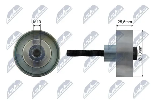 Spannrolle, Keilrippenriemen NTY RNK-PL-040 Bild Spannrolle, Keilrippenriemen NTY RNK-PL-040