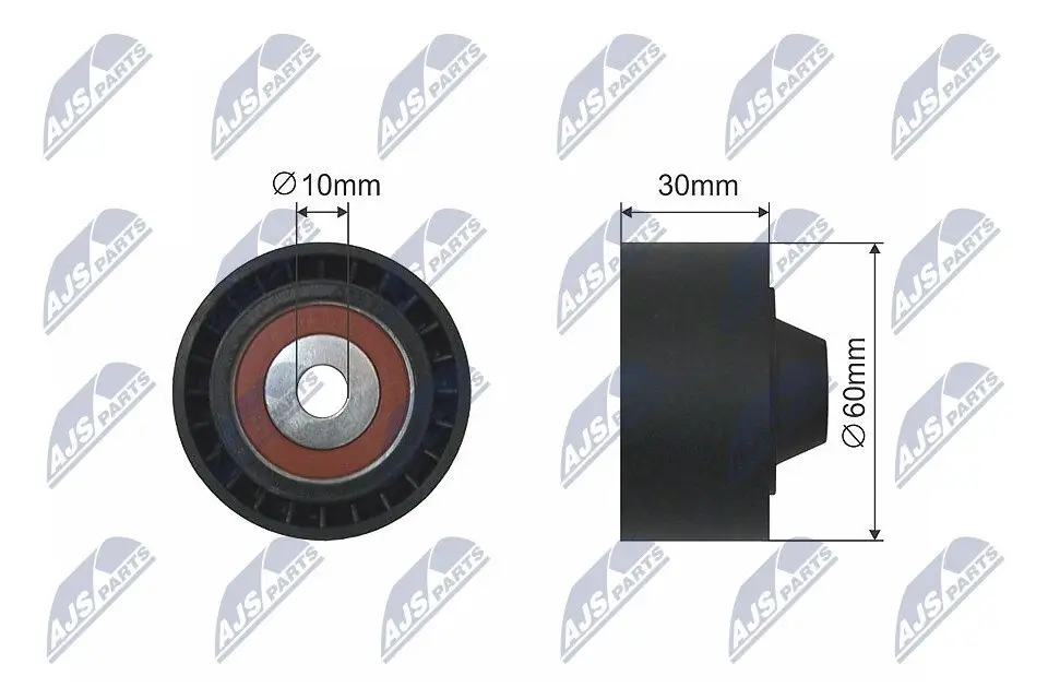 Umlenk-/Führungsrolle, Keilrippenriemen NTY RNK-RE-005