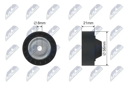 Umlenk-/Führungsrolle, Keilrippenriemen NTY RNK-RE-009 Bild Umlenk-/Führungsrolle, Keilrippenriemen NTY RNK-RE-009