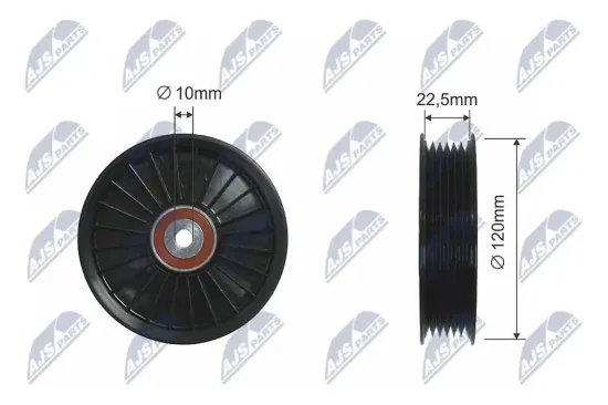 Umlenk-/Führungsrolle, Keilrippenriemen NTY RNK-RE-017 Bild Umlenk-/Führungsrolle, Keilrippenriemen NTY RNK-RE-017