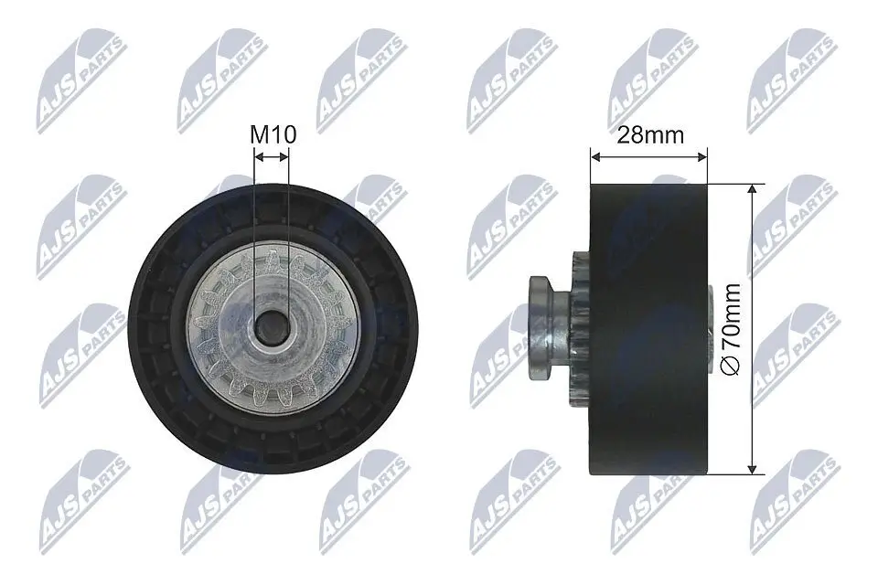 Spannrolle, Keilrippenriemen NTY RNK-RE-020