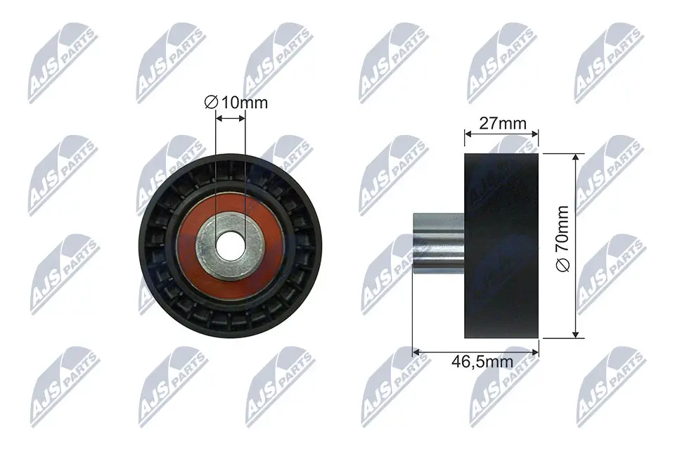 Spannrolle, Keilrippenriemen NTY RNK-RE-038