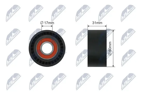Spannrolle, Keilrippenriemen NTY RNK-RE-040 Bild Spannrolle, Keilrippenriemen NTY RNK-RE-040