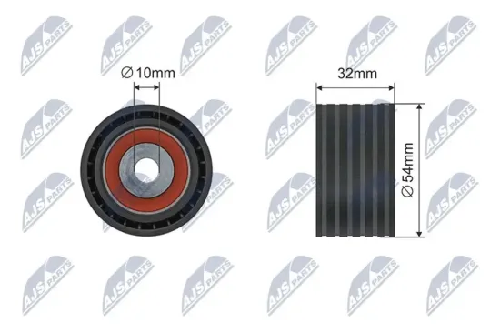 Umlenk-/Führungsrolle, Zahnriemen NTY RNK-RE-044 Bild Umlenk-/Führungsrolle, Zahnriemen NTY RNK-RE-044