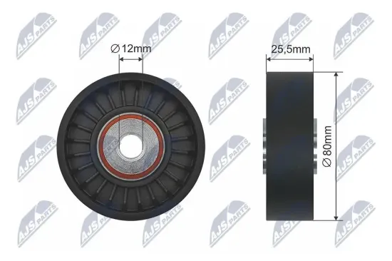 Umlenk-/Führungsrolle, Keilrippenriemen NTY RNK-SA-001 Bild Umlenk-/Führungsrolle, Keilrippenriemen NTY RNK-SA-001
