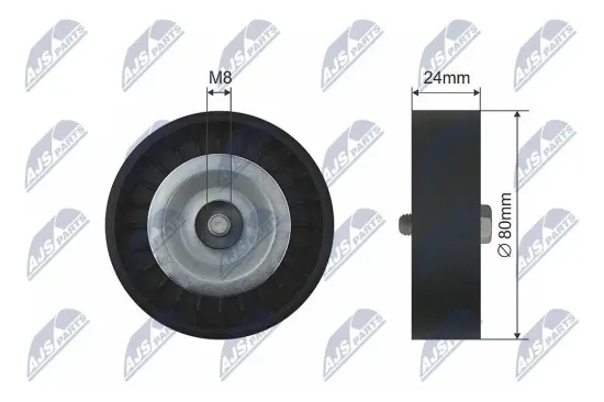 Umlenk-/Führungsrolle, Keilrippenriemen NTY RNK-SA-003 Bild Umlenk-/Führungsrolle, Keilrippenriemen NTY RNK-SA-003