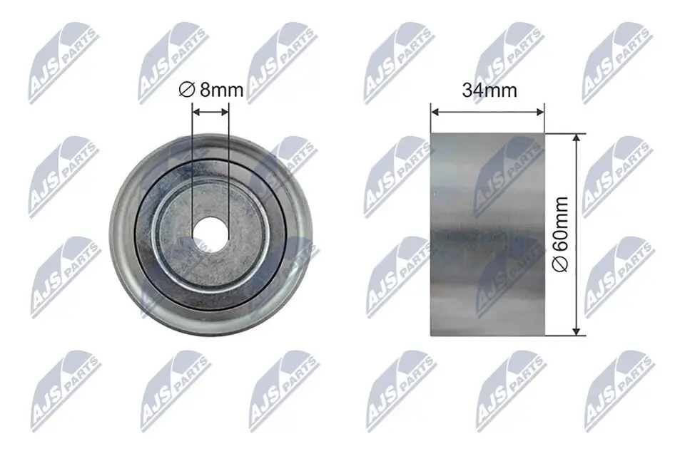 Umlenk-/Führungsrolle, Zahnriemen NTY RNK-SU-018
