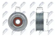 Umlenk-/Führungsrolle, Keilrippenriemen NTY RNK-TY-008