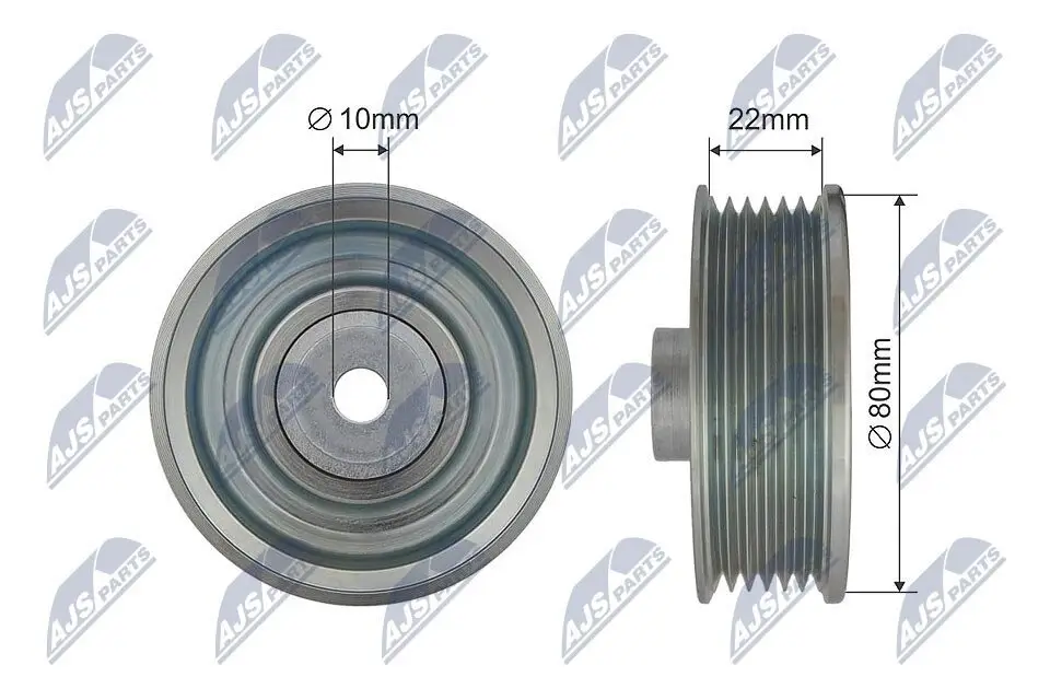 Umlenk-/Führungsrolle, Keilrippenriemen NTY RNK-TY-033