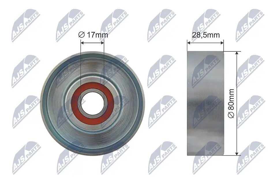 Umlenk-/Führungsrolle, Keilrippenriemen NTY RNK-VV-001