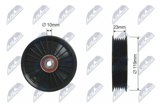 Umlenk-/Führungsrolle, Keilrippenriemen NTY RNK-VV-004 Bild Umlenk-/Führungsrolle, Keilrippenriemen NTY RNK-VV-004