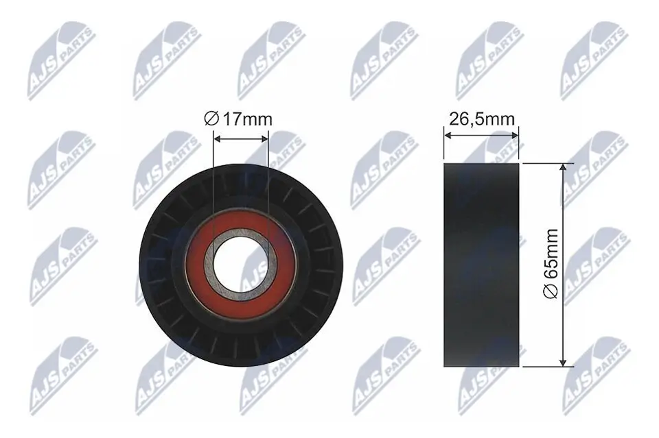 Spannrolle, Keilrippenriemen NTY RNK-VV-011
