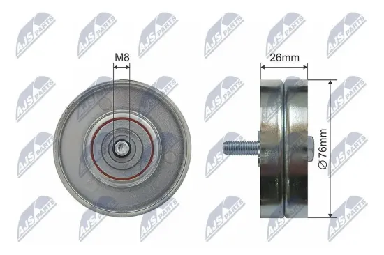 Umlenk-/Führungsrolle, Keilrippenriemen NTY RNK-VV-013 Bild Umlenk-/Führungsrolle, Keilrippenriemen NTY RNK-VV-013