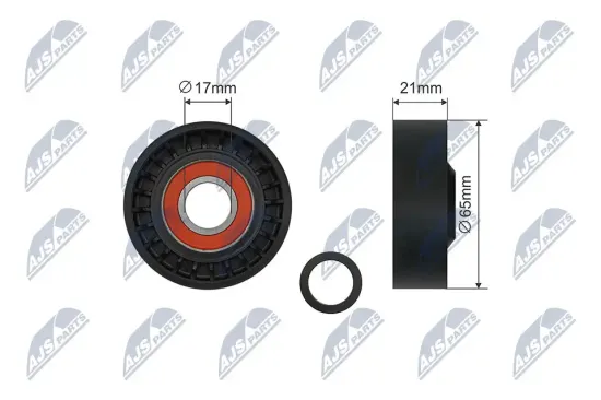 Spannrolle, Keilrippenriemen NTY RNK-VV-014 Bild Spannrolle, Keilrippenriemen NTY RNK-VV-014