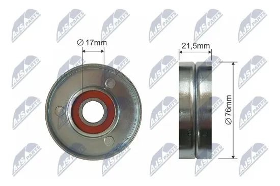 Spannrolle, Keilrippenriemen NTY RNK-VW-010 Bild Spannrolle, Keilrippenriemen NTY RNK-VW-010