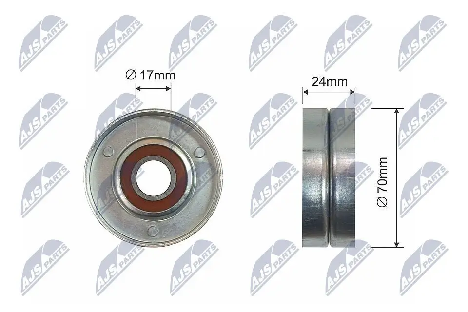 Spannrolle, Keilrippenriemen NTY RNK-VW-012