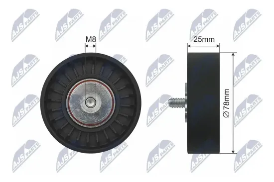 Umlenk-/Führungsrolle, Keilrippenriemen NTY RNK-VW-016 Bild Umlenk-/Führungsrolle, Keilrippenriemen NTY RNK-VW-016