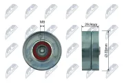 Spannrolle, Keilrippenriemen NTY RNK-VW-030