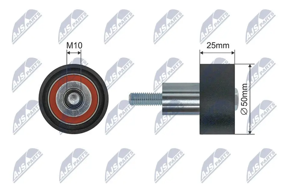 Umlenk-/Führungsrolle, Zahnriemen NTY RNK-VW-040