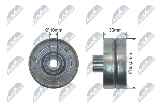 Umlenk-/Führungsrolle, Keilrippenriemen NTY RRK-FR-008 Bild Umlenk-/Führungsrolle, Keilrippenriemen NTY RRK-FR-008