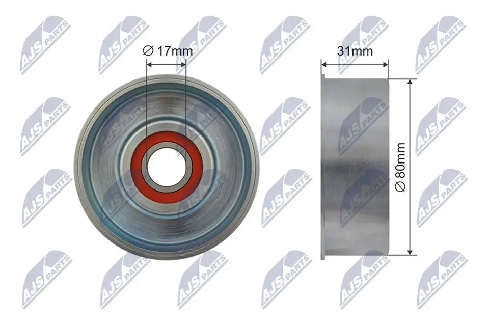 Spannrolle, Keilrippenriemen NTY RRK-NS-003