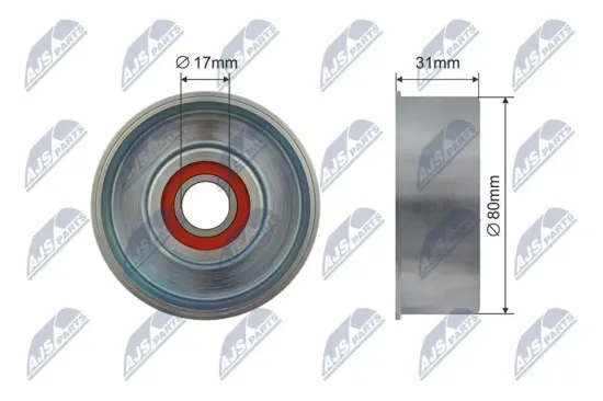 Spannrolle, Keilrippenriemen NTY RRK-NS-003 Bild Spannrolle, Keilrippenriemen NTY RRK-NS-003