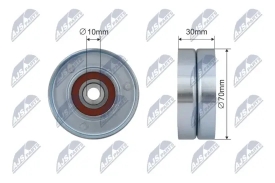 Umlenk-/Führungsrolle, Keilrippenriemen NTY RRK-TY-008 Bild Umlenk-/Führungsrolle, Keilrippenriemen NTY RRK-TY-008