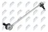 Stange/Strebe, Stabilisator Vorderachse links NTY ZLP-ME-008 Bild Stange/Strebe, Stabilisator Vorderachse links NTY ZLP-ME-008