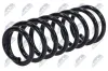 Fahrwerksfeder Hinterachse NTY ASZ-AU-018 Bild Fahrwerksfeder Hinterachse NTY ASZ-AU-018