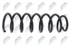 Fahrwerksfeder Vorderachse NTY ASZ-BM-032 Bild Fahrwerksfeder Vorderachse NTY ASZ-BM-032