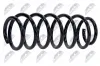 Fahrwerksfeder Vorderachse NTY ASZ-CH-010 Bild Fahrwerksfeder Vorderachse NTY ASZ-CH-010