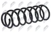 Fahrwerksfeder Hinterachse NTY ASZ-CH-012 Bild Fahrwerksfeder Hinterachse NTY ASZ-CH-012
