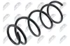 Fahrwerksfeder Hinterachse NTY ASZ-CH-020 Bild Fahrwerksfeder Hinterachse NTY ASZ-CH-020