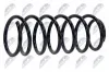 Fahrwerksfeder Vorderachse NTY ASZ-CH-028 Bild Fahrwerksfeder Vorderachse NTY ASZ-CH-028