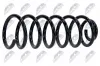 Fahrwerksfeder Hinterachse NTY ASZ-CT-006 Bild Fahrwerksfeder Hinterachse NTY ASZ-CT-006