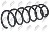 Fahrwerksfeder Hinterachse NTY ASZ-CT-032 Bild Fahrwerksfeder Hinterachse NTY ASZ-CT-032